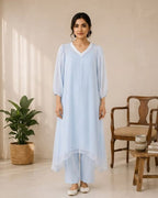Organza Baby Blue 3 Piece Set AYLN0024