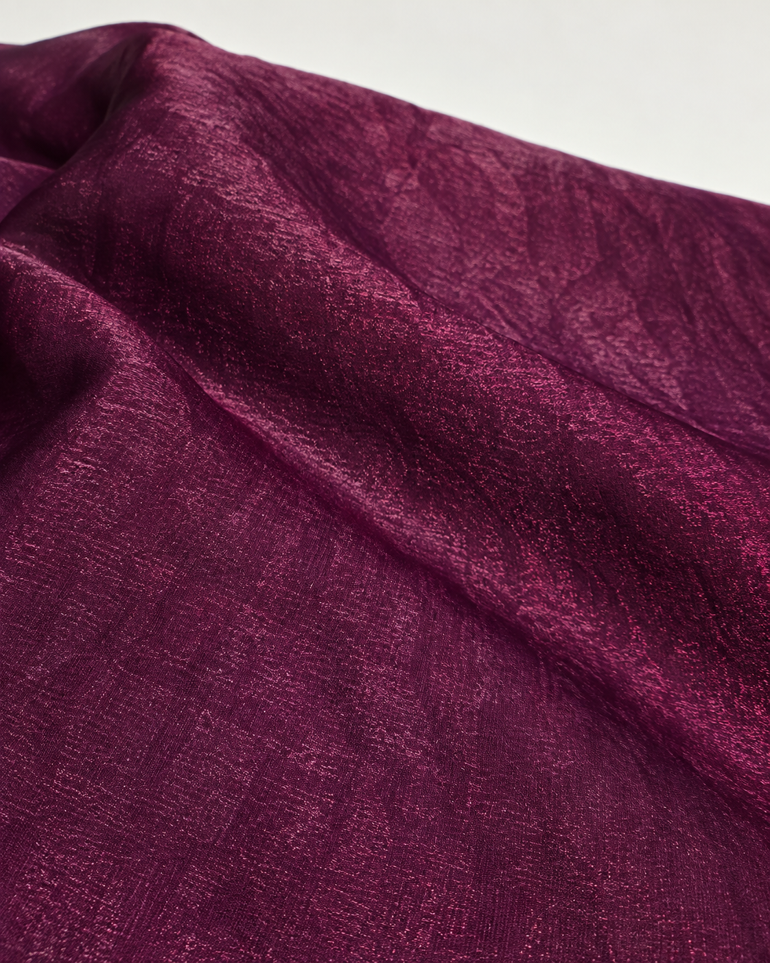 Deep Magenta Fabric with Tonal Abstract Pattern