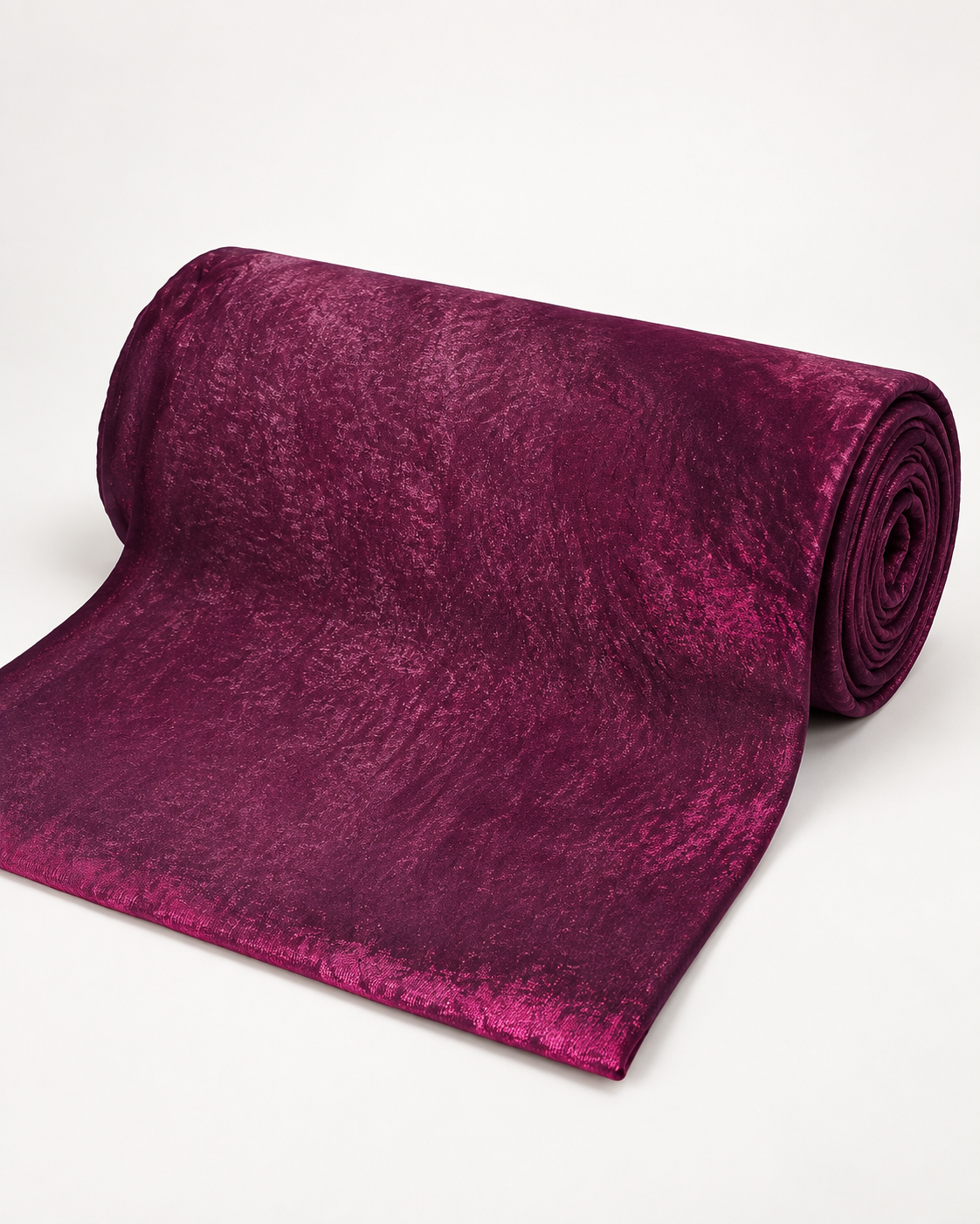 Deep Magenta Fabric with Tonal Abstract Pattern