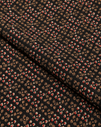 Black Ditsy Abstract Print Fabric
