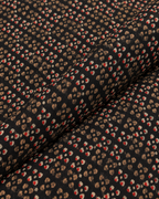 Black Ditsy Abstract Print Fabric