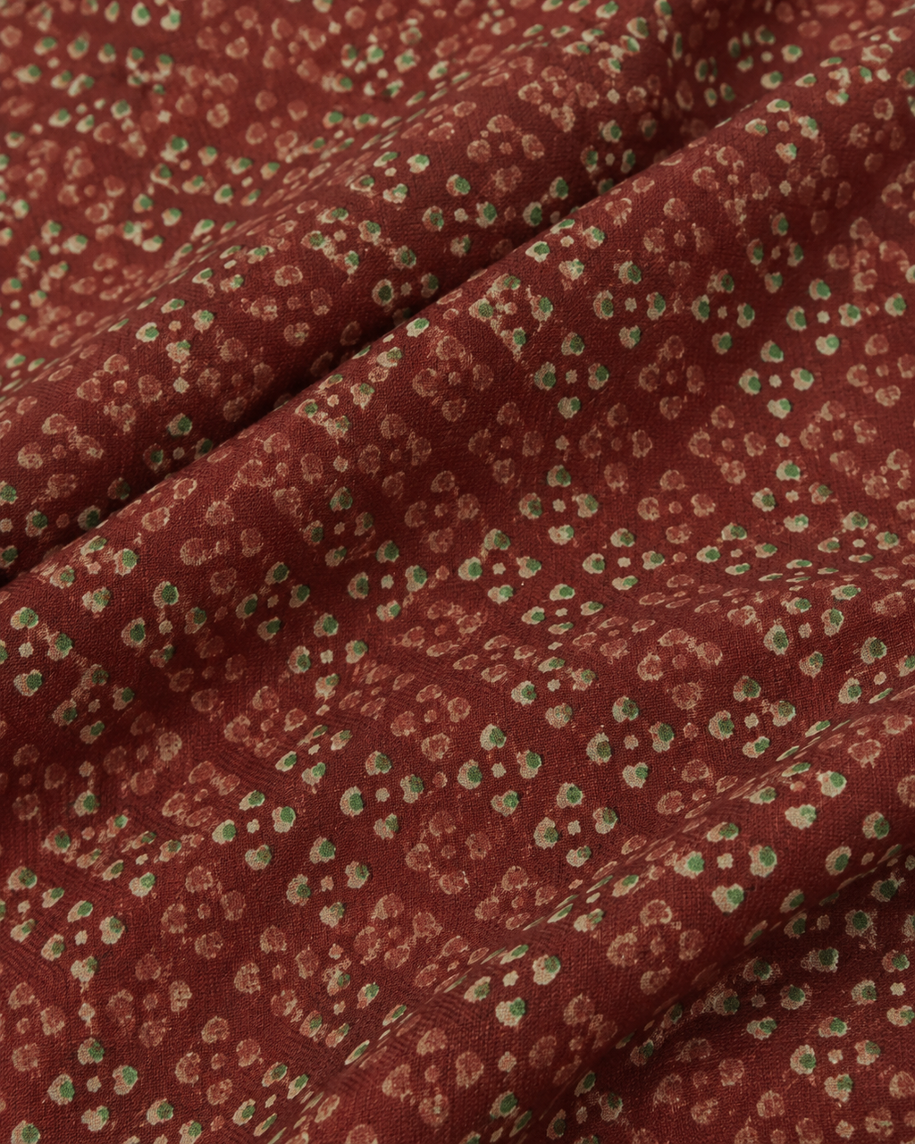 Maroon Ditsy Abstract Print Fabric