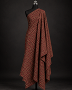 Maroon Ditsy Abstract Print Fabric
