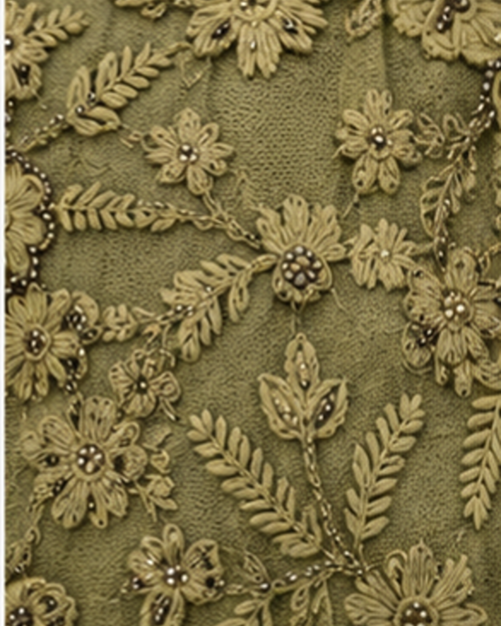 Dusty Olive hand worked PaLasso 3 piece set AYLN0017