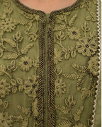 Dusty Olive hand worked PaLasso 3 piece set AYLN0017