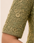 Dusty Olive hand worked PaLasso 3 piece set AYLN0017