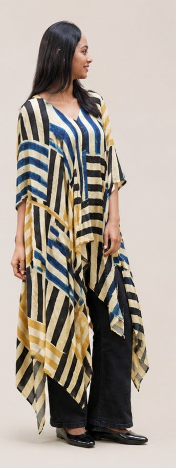 Asymmetric Kaftan Overlay AYLN0030
