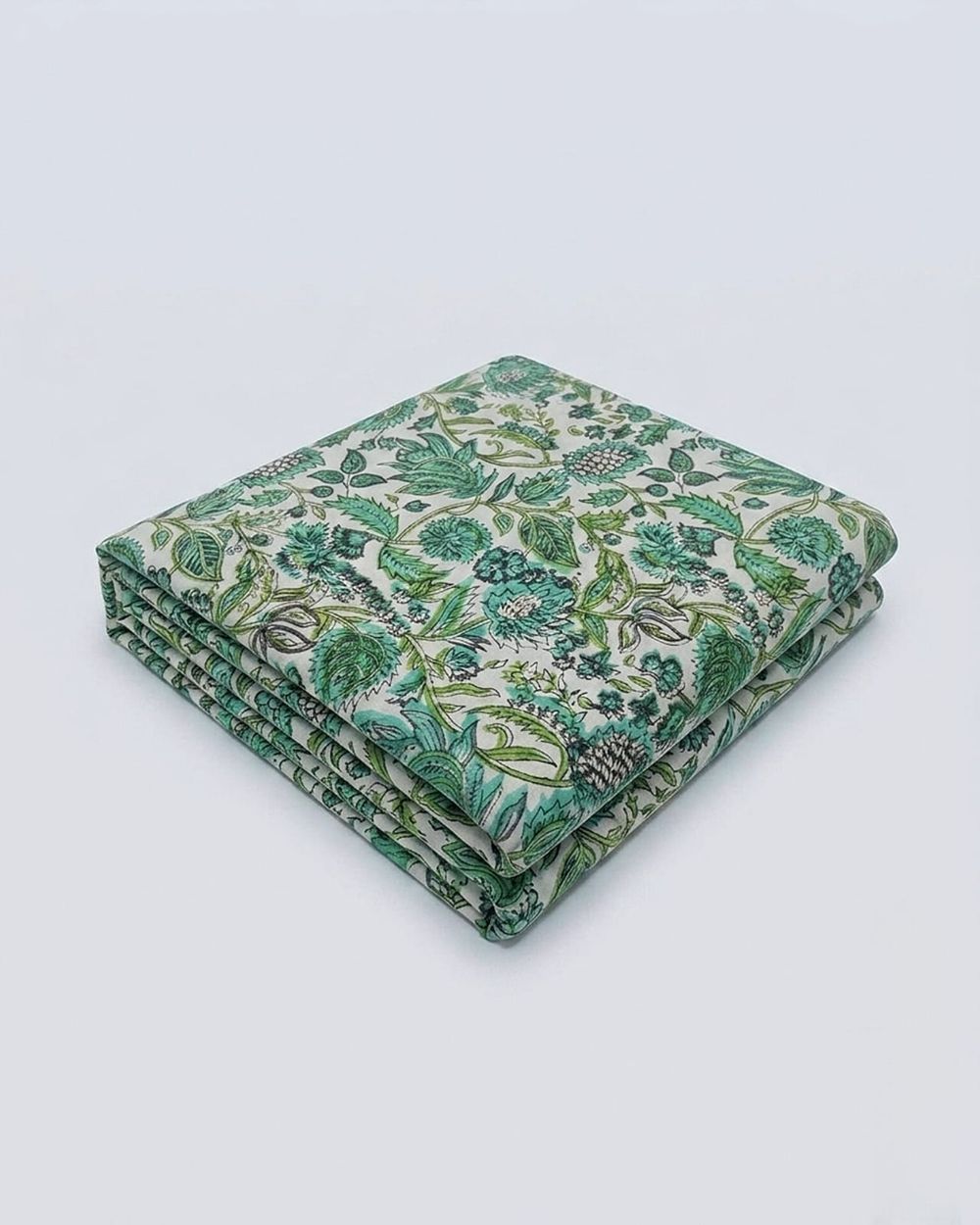 Premium Quality Cotton With Botanical Hand-Block Prin