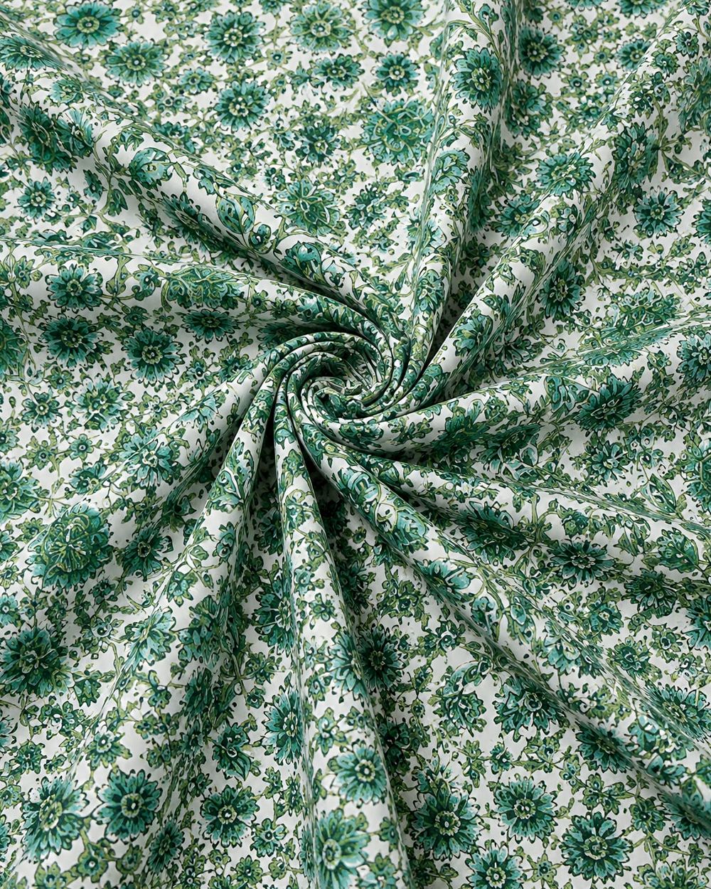 Premium Quality Cotton With Botanical Hand-Block Prin