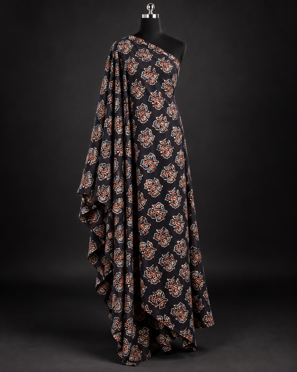 Premium Quality Cotton With Elegant Block Print