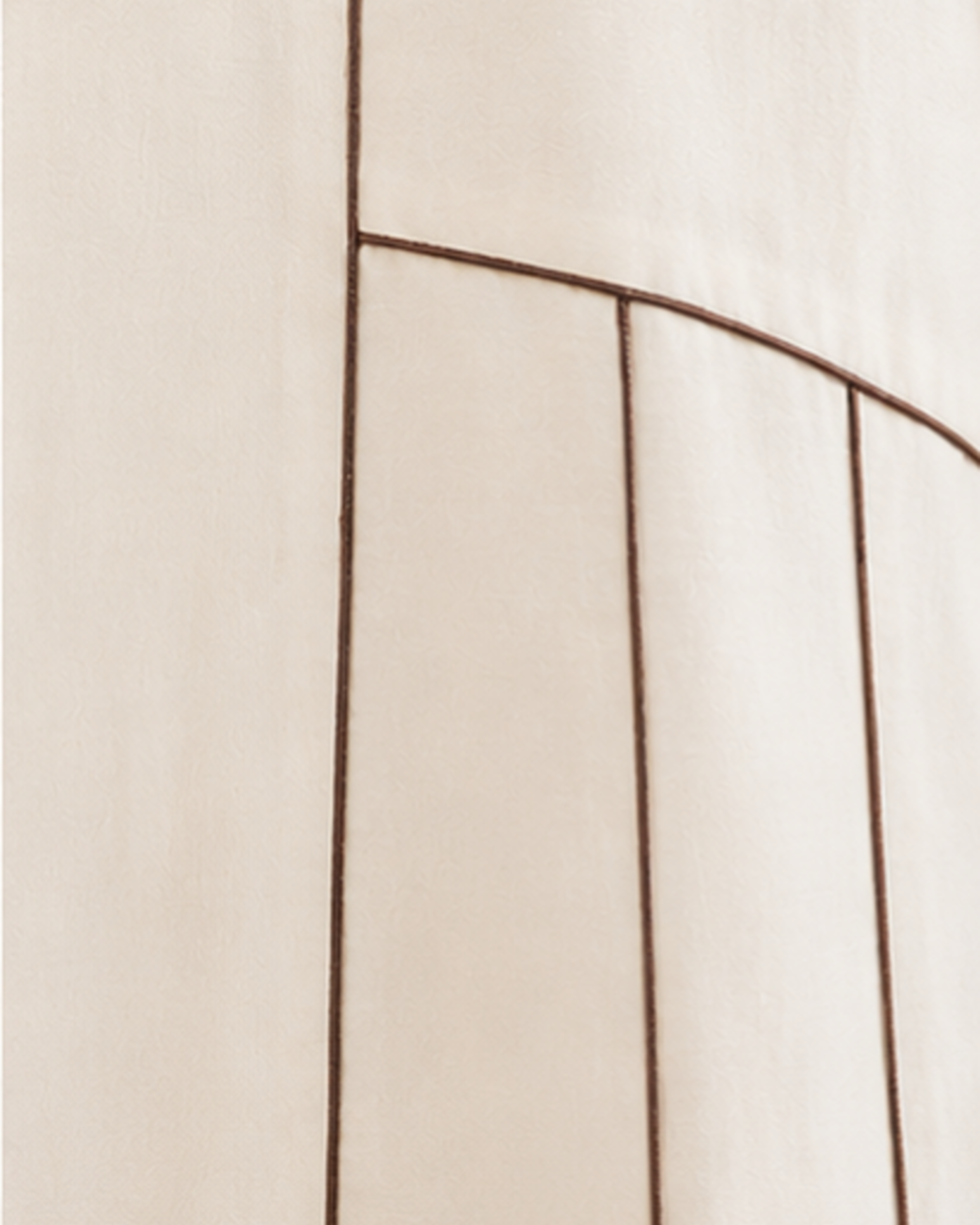 A-line panelled floor-length, dress AYLN0014