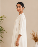 A-line panelled floor-length, dress AYLN0014
