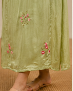 Green Glass organza Top AYLN0016