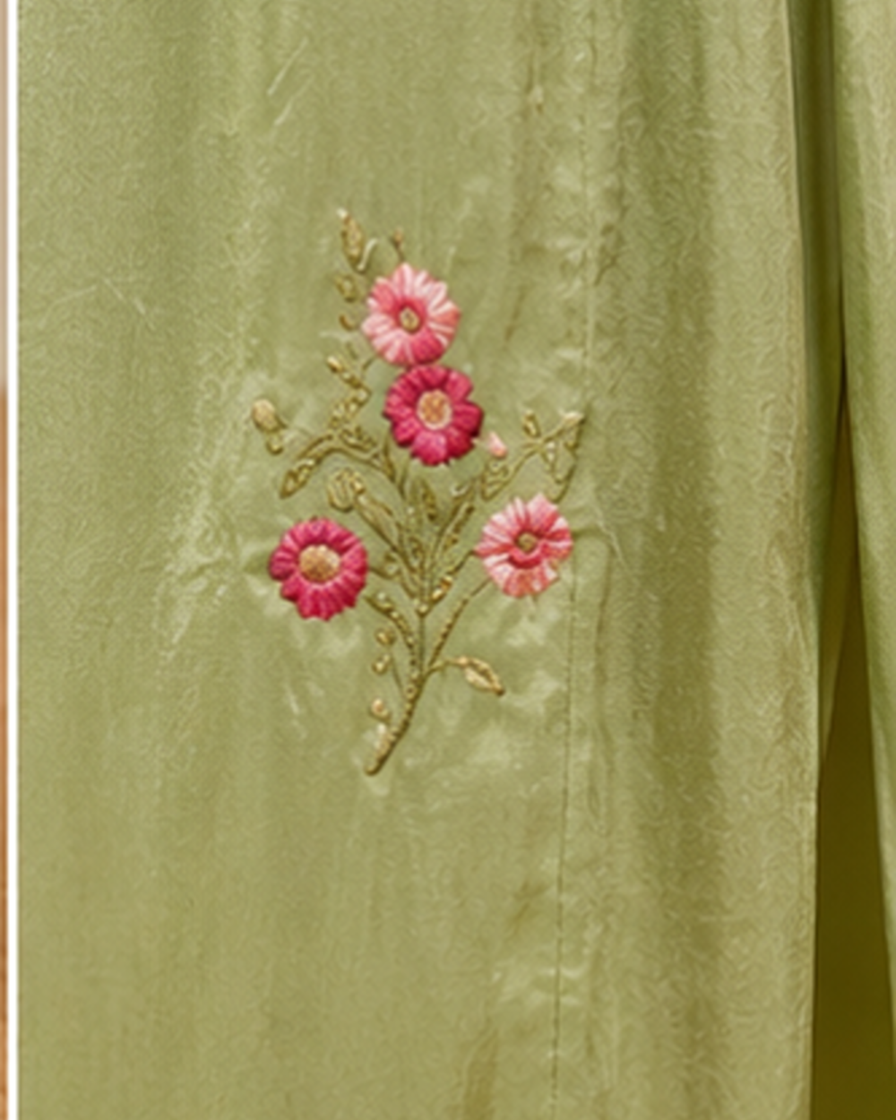 Green Glass organza Top AYLN0016