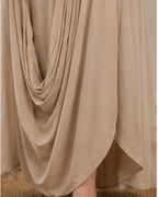 Modal Cowl gown with Applique AYLN0020