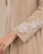 Modal Cowl gown with Applique AYLN0020