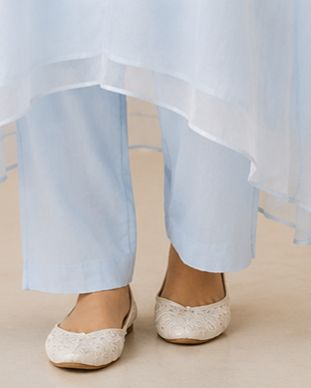 Organza Baby Blue 3 Piece Set AYLN0024