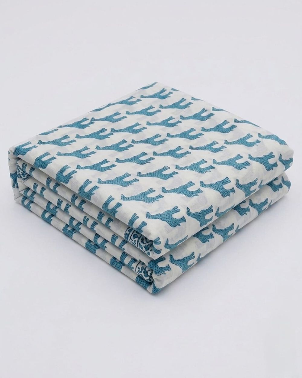 Premium Quality Cotton With abstract character Inspired Hand-Block Print