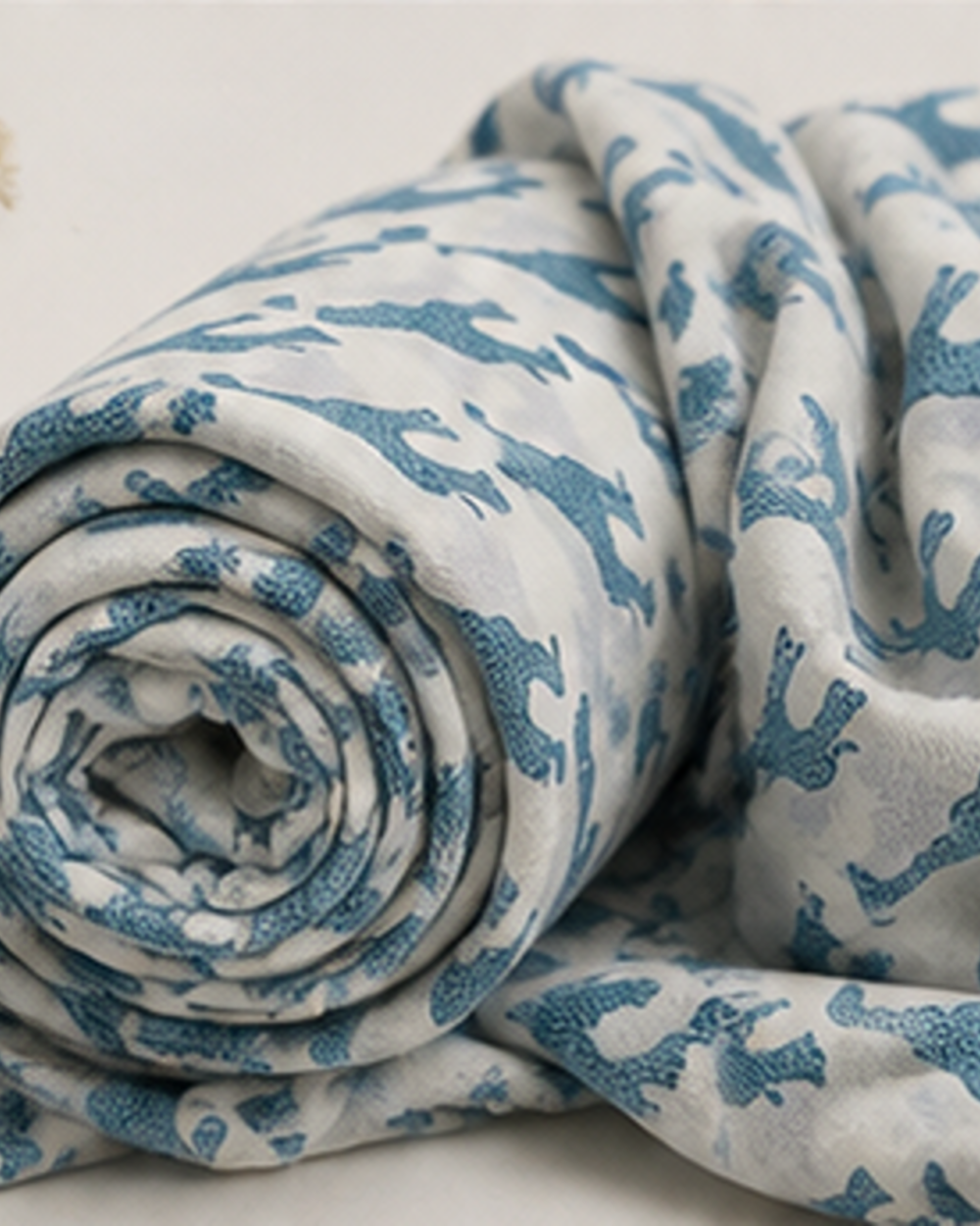 Premium Quality Cotton With abstract character Inspired Hand-Block Print