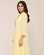 Baby yellow Yoke heavy hand work 3 Piece set AYLN006