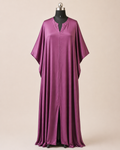 Modal Silk Kaftan – Plum