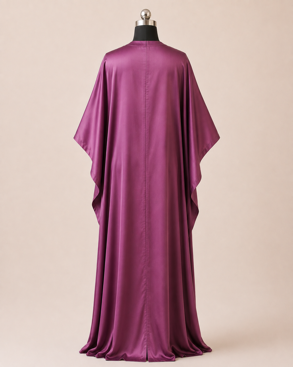Modal Silk Kaftan – Plum