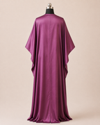 Modal Silk Kaftan – Plum