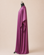 Modal Silk Kaftan – Plum