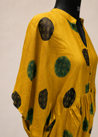 Modal Silk Kaftan Drape – Rich Mustard