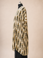 Modal Silk Kaftan Dress – Soft Ivory