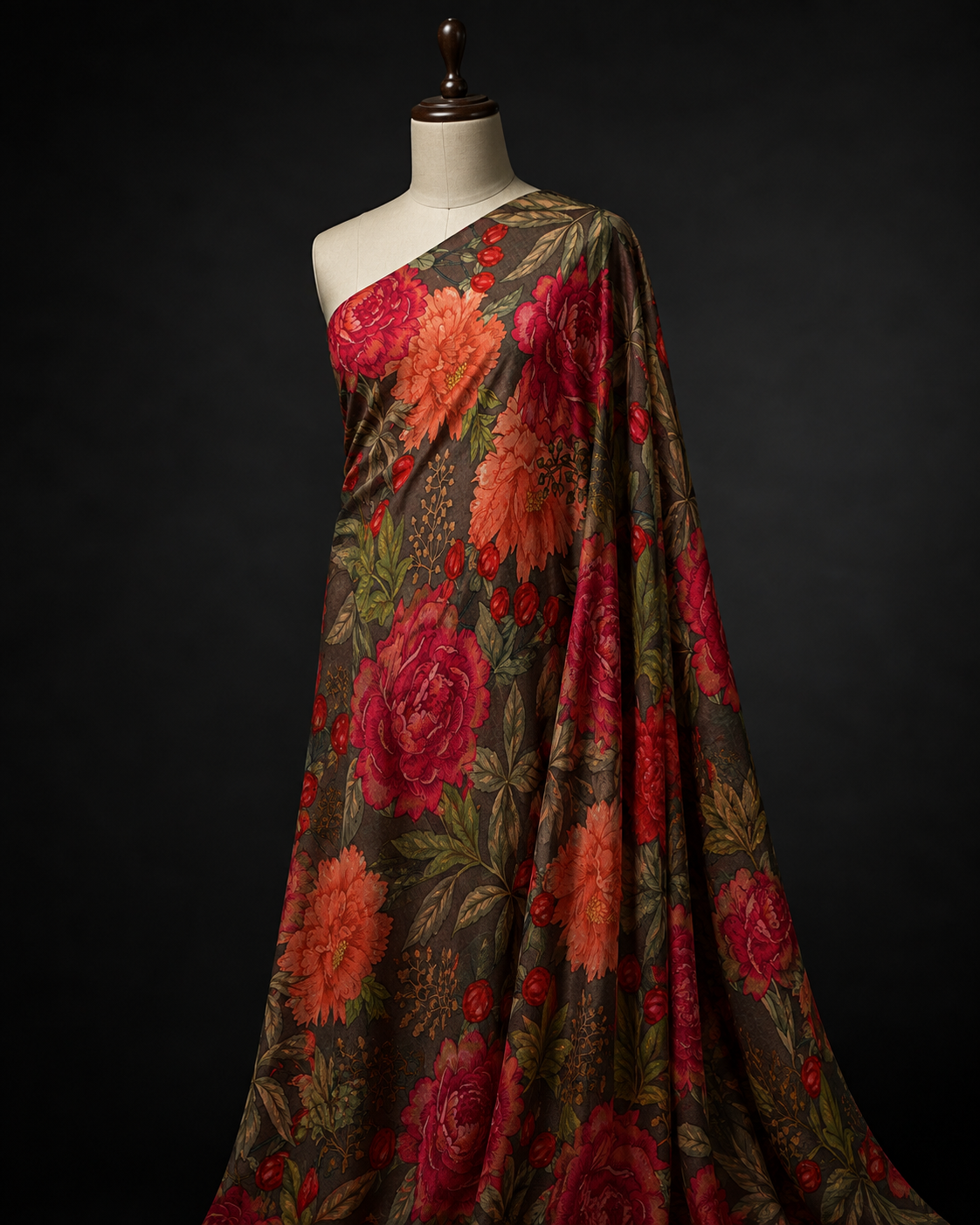 Floral Bloom Muslin Fabric
