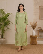 Green Glass organza Top AYLN0016